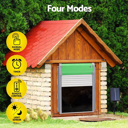 Giantz Auto Accessories > Auto Accessories Others > Automotive Repair & Speciality Tools Giantz Automatic Chicken Coop Door Opener Cage Closer Timer Light Sensor