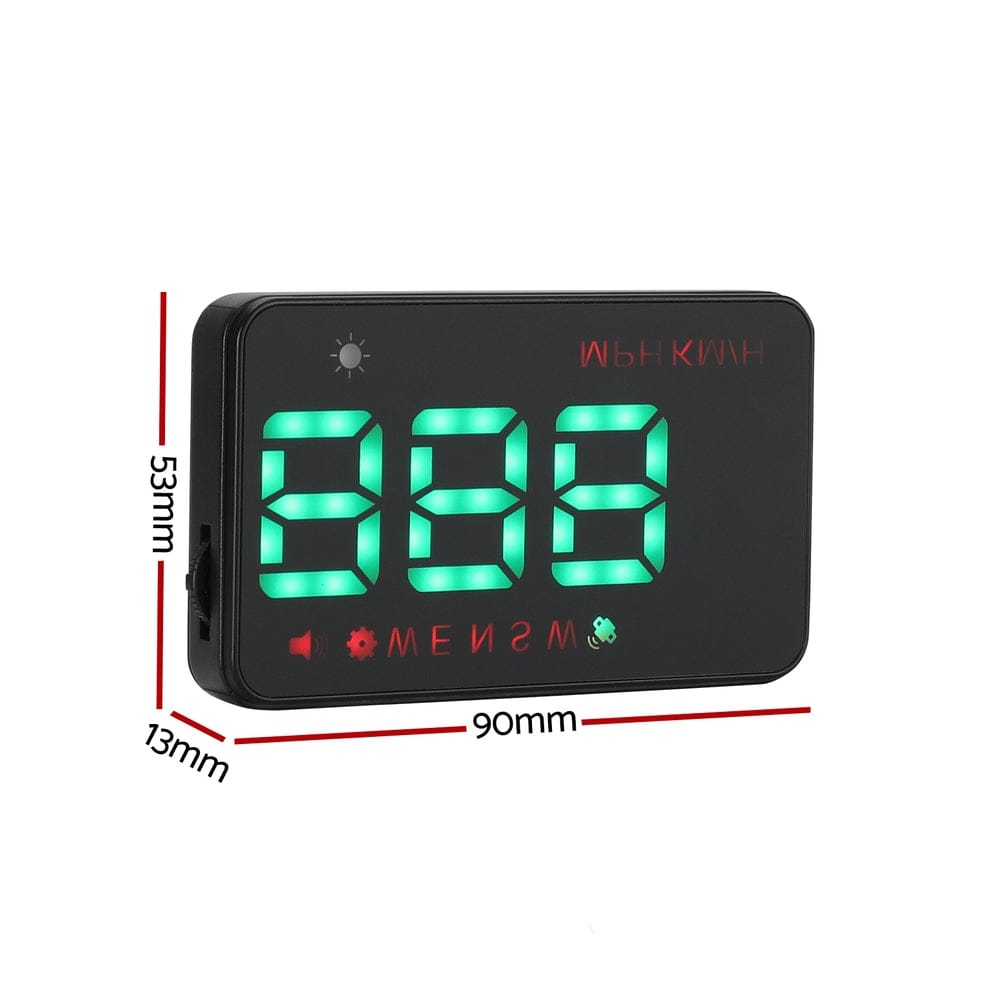 Giantz Auto Accessories > Auto Accessories Others > Automotive Repair & Speciality Tools Giantz Universal Car Digital GPS Speedometer HUD Display Overspeed Warning Alarm 2 Modes