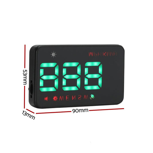 Giantz Auto Accessories > Auto Accessories Others > Automotive Repair & Speciality Tools Giantz Universal Car Digital GPS Speedometer HUD Display Overspeed Warning Alarm 2 Modes