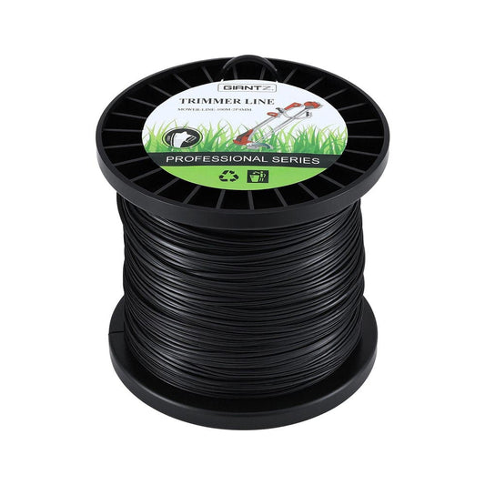 Giantz Home & Garden > Garden Tools > Gardening Tools Giantz 100M Whipper Snipper Trimmer Line 2.4mm Star Nylon String Cord Black