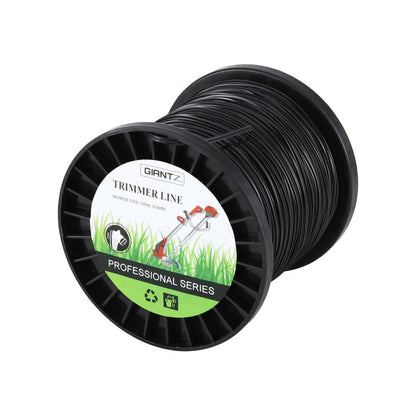 Giantz Home & Garden > Garden Tools > Gardening Tools Giantz 100M Whipper Snipper Trimmer Line 2.4mm Star Nylon String Cord Black