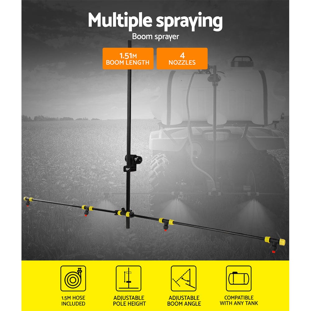 Giantz Home & Garden > Garden Tools > Herbicides Giantz Weed Sprayer 1.5M Boom 70/ 100L Garden Spray