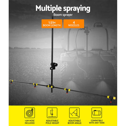 Giantz Home & Garden > Garden Tools > Herbicides Giantz Weed Sprayer 1.5M Boom 70/ 100L Garden Spray