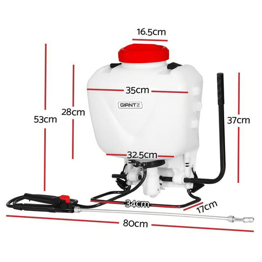 Giantz Home & Garden > Garden Tools > Herbicides Giantz Weed Sprayer 15L Knapsack Backpack Garden Spray