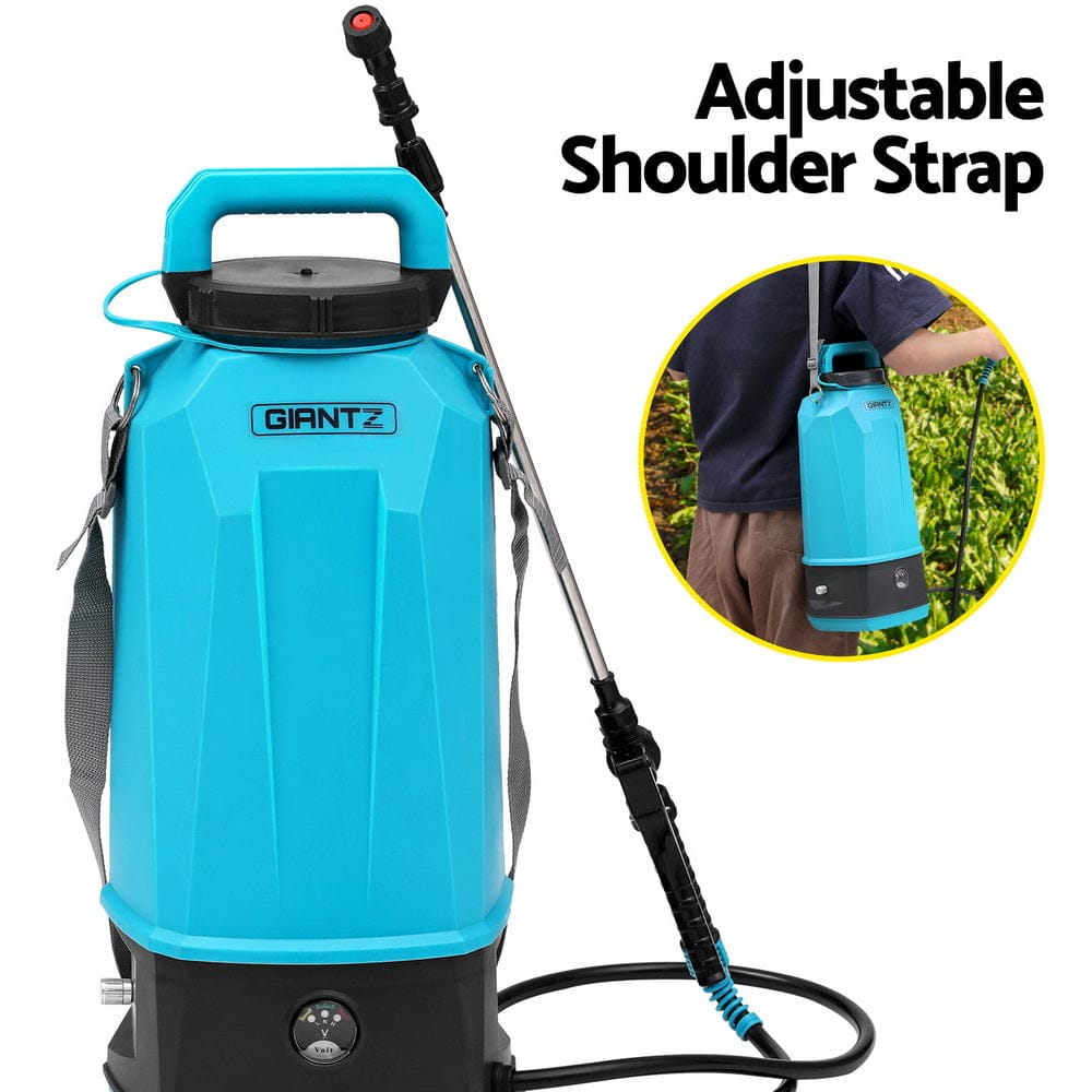 Giantz Home & Garden > Garden Tools > Herbicides Giantz Weed Sprayer Pressure 8L Shoulder Pesticide