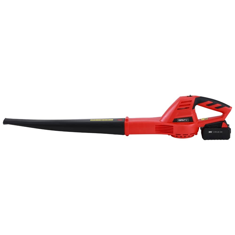 Giantz Home & Garden > Garden Tools > Leaf Blowers Giantz 20V Cordless Leaf Blower 12000RPM Powerful Garden Electric Lawn Cleaner