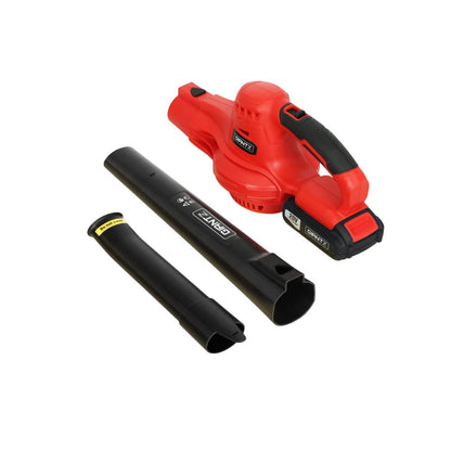 Giantz Home & Garden > Garden Tools > Leaf Blowers Giantz 20V Cordless Leaf Blower Garden Lithium Battery Electric Nozzles 2-Speed