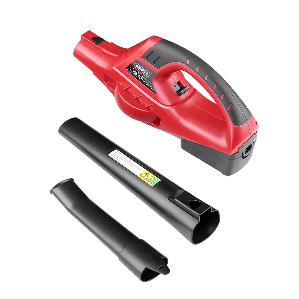 Giantz Home & Garden > Garden Tools > Leaf Blowers Giantz 20V Cordless Leaf Blower Garden Lithium Electric Battery Nozzles 2-Speed