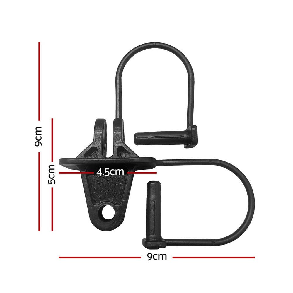 Giantz Home & Garden > Gate Openers > Fence & Gate Accessories Giantz Electric Fence Insulators 200pcs Pinlock Black