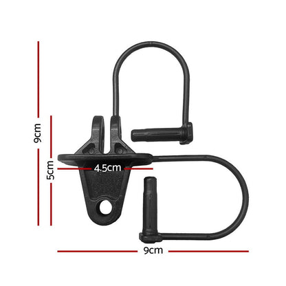 Giantz Home & Garden > Gate Openers > Fence & Gate Accessories Giantz Electric Fence Insulators 200pcs Pinlock Black