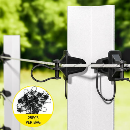 Giantz Home & Garden > Gate Openers > Fence & Gate Accessories Giantz Electric Fence Insulators 200pcs Pinlock Black