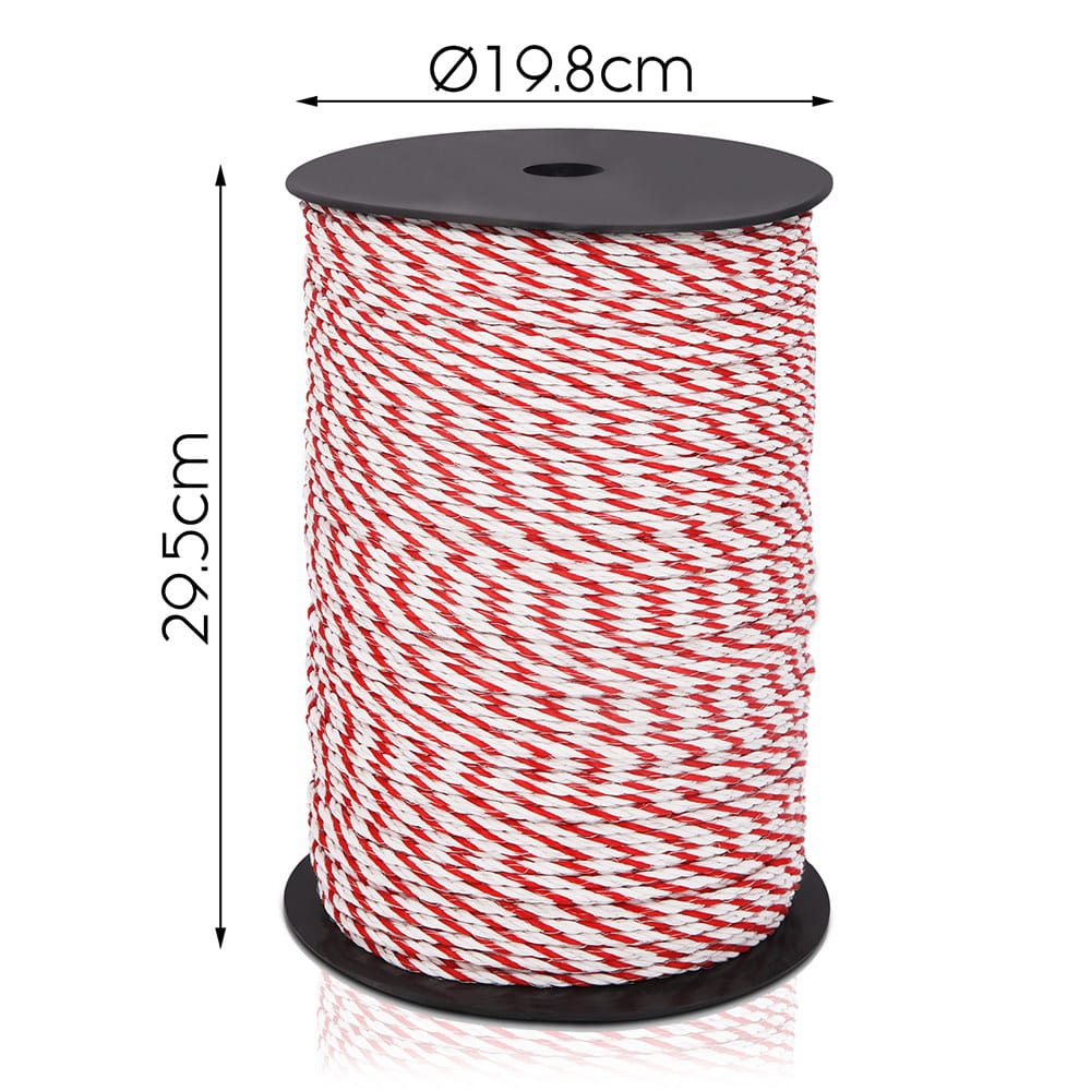 Giantz Home & Garden > Gate Openers > Fence & Gate Accessories Giantz Electric Fence Poly Rope 500M