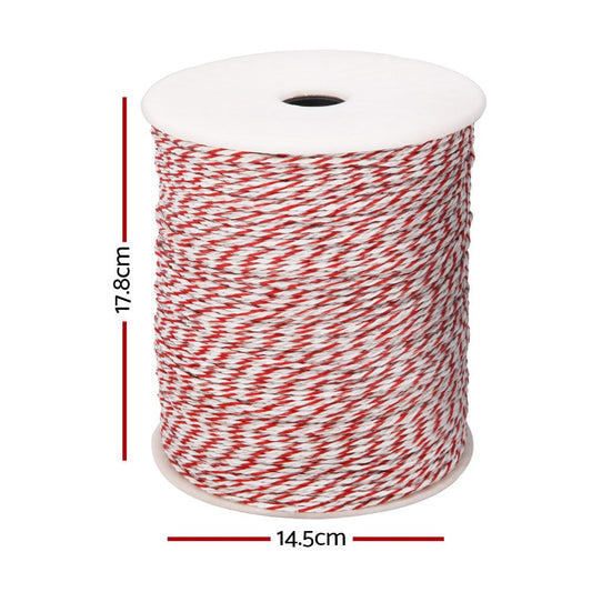 Giantz Home & Garden > Gate Openers > Fence & Gate Accessories Giantz Electric Fence Poly Wire 500M Insulator