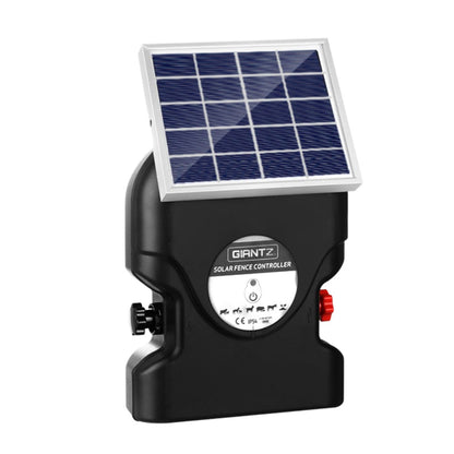 Giantz Home & Garden > Gate Openers > Fence & Gate Accessories Giantz Fence Energiser 15KM Solar Powered 0.8J Electric