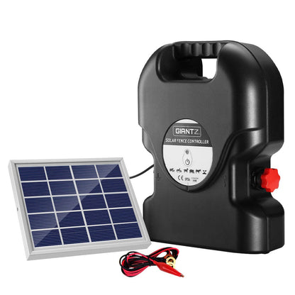 Giantz Home & Garden > Gate Openers > Fence & Gate Accessories Giantz Fence Energiser 15KM Solar Powered 0.8J Electric
