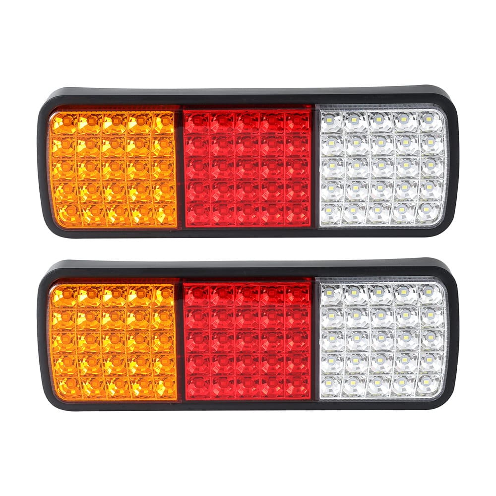 Giantz Outdoor Recreation > Boating > Boating Accessories Giantz Pair 75 LED Tail Lights Stop Reverse Indicator 12V Ute Trailer Caravan Truck Boat