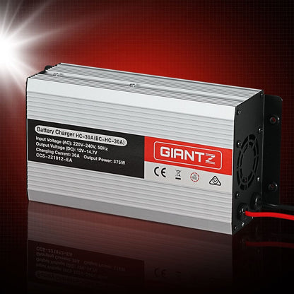 Giantz Outdoor Recreation > Camping > Batteries & Generators Giantz 12V 30A Car Battery Charger 30Amp ATV 4WD Boat Caravan