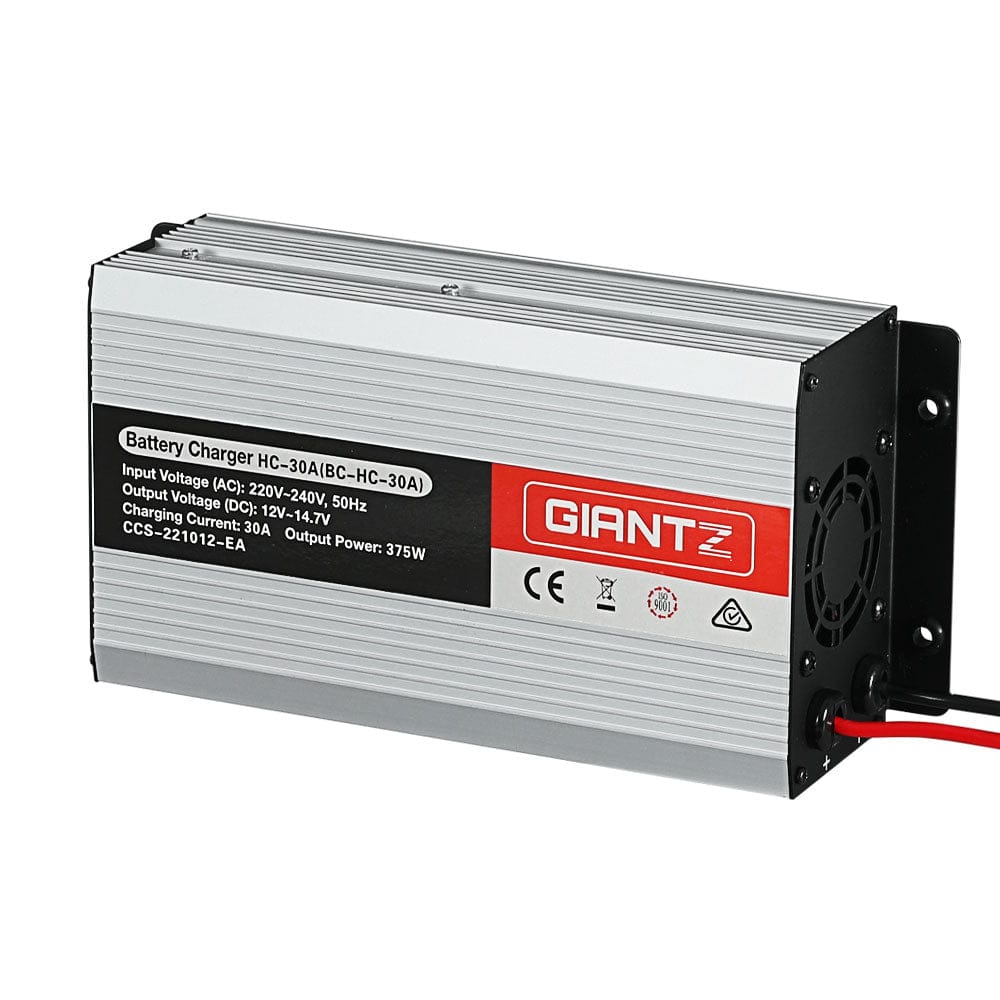 Giantz Outdoor Recreation > Camping > Batteries & Generators Giantz 12V 30A Car Battery Charger 30Amp ATV 4WD Boat Caravan