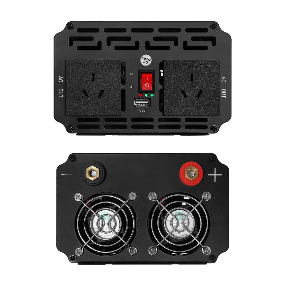 Giantz Outdoor Recreation > Camping > Batteries & Generators Giantz 1500W Puresine Wave DC-AC Power Inverter