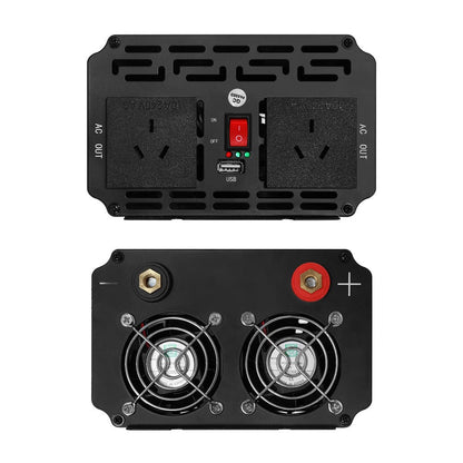 Giantz Outdoor Recreation > Camping > Batteries & Generators Giantz 1500W Puresine Wave DC-AC Power Inverter