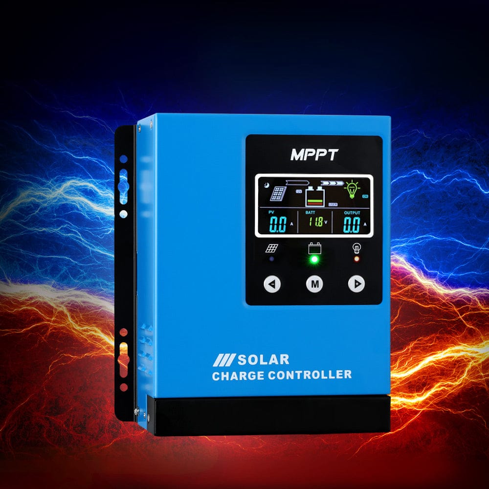 Giantz Outdoor Recreation > Camping > Batteries & Generators Giantz 40A MPPT Solar Charge Controller Auto 12V/24V/36V/48V Battery Regulator