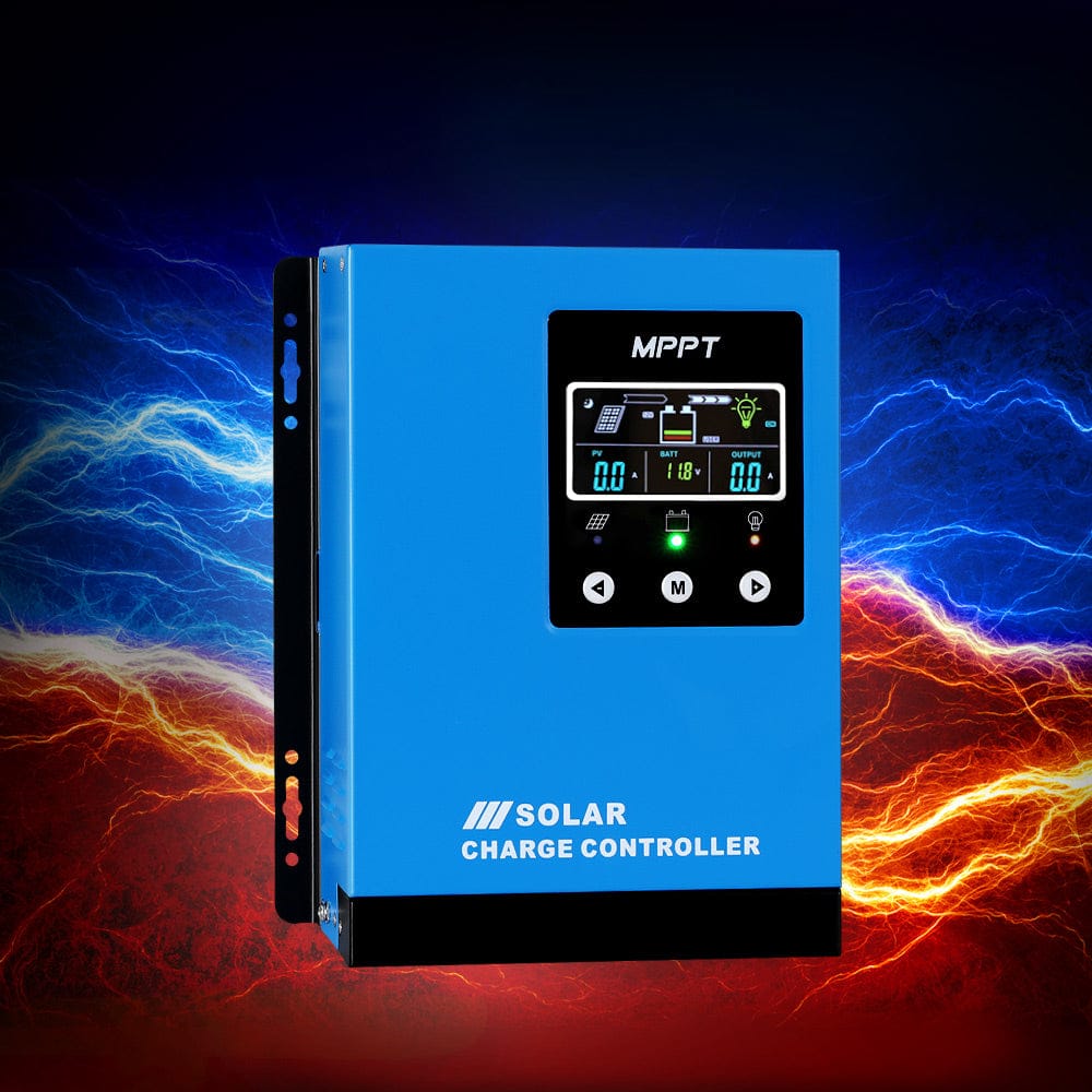 Giantz Outdoor Recreation > Camping > Batteries & Generators Giantz 60A MPPT Solar Charge Controller Auto 12V/24V/36V/48V Battery Regulator