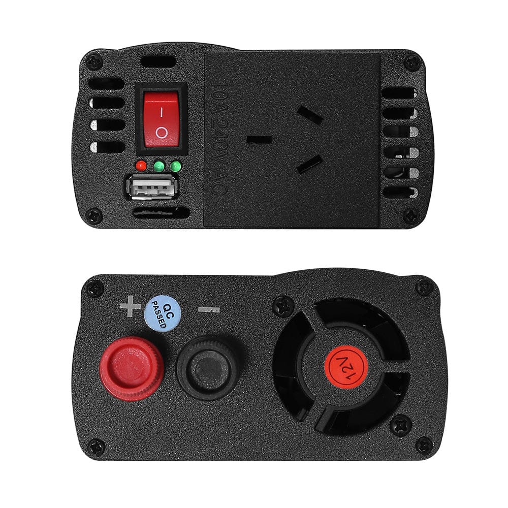 Giantz Outdoor Recreation > Camping > Batteries & Generators Giantz Power Inverter 600W/1200W 12V to 240V Pure Sine Wave Camping Car Boat