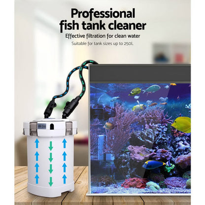 Giantz Pet Care > Aquarium > Aquarium Filters & Pumps Giantz Aquarium Filter Fish Tank External Canister Water Pump 1250L/H