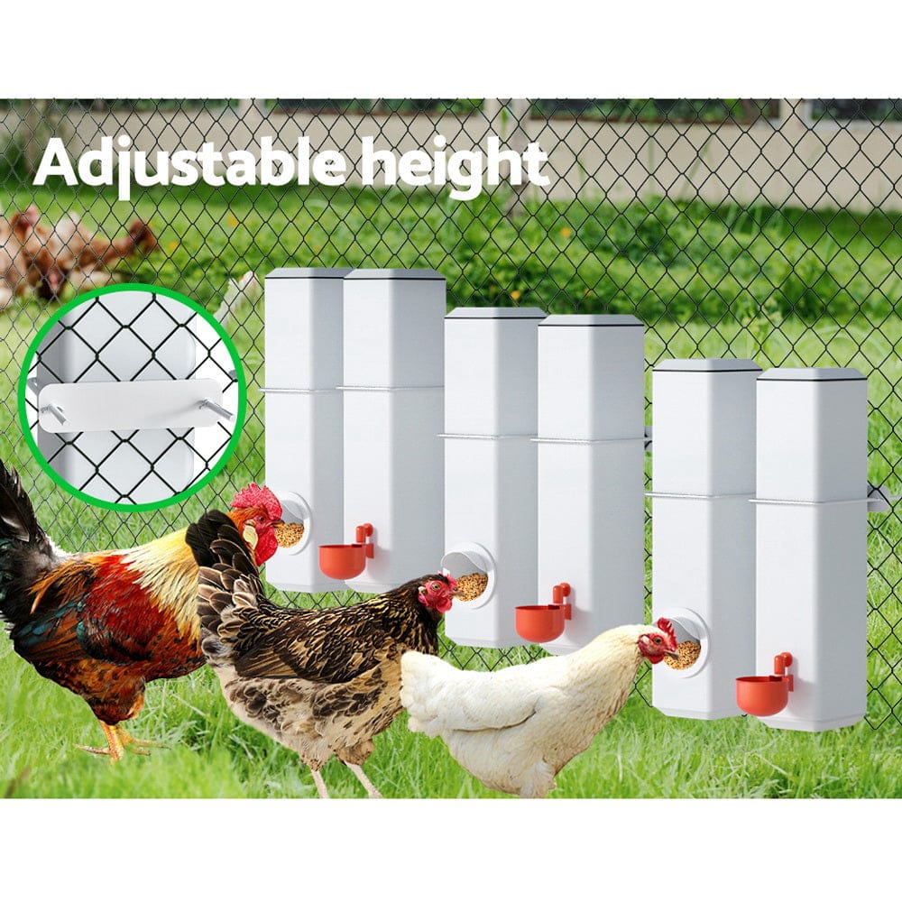 Giantz Pet Care > Farm Supplies > Farm Equipment Giantz Chicken Feeder 4L Water Dispenser Automatic Waterer