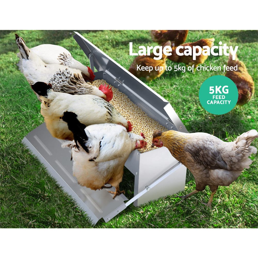 Giantz Pet Care > Farm Supplies > Farm Equipment Giantz Chicken Feeder 5KG Automatic Auto