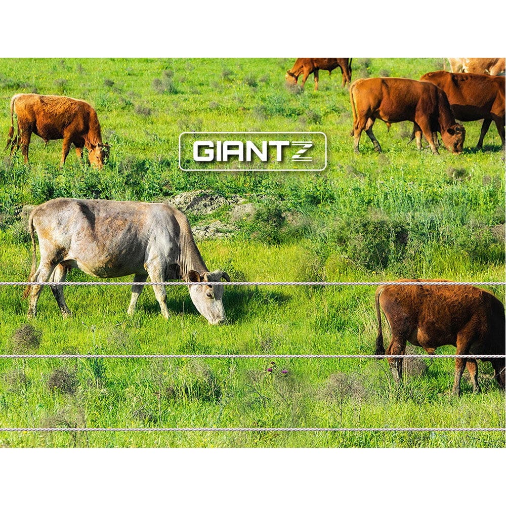 Giantz Pet Care > Farm Supplies > Fencing Giantz Fence Energiser 5KM Solar Powered 0.15J Electric Fencing Charger