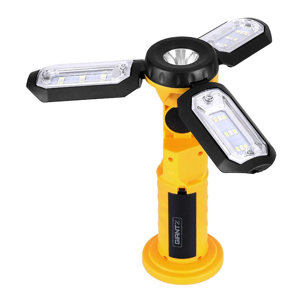 Giantz Sports & Fitness > Exercise, Gym & Fitness > Treadmills Giantz Work Light Rechargeable USB Cordless LED Lamp Hook Rotation Folding