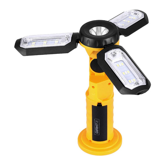 Giantz Sports & Fitness > Exercise, Gym & Fitness > Treadmills Giantz Work Light Rechargeable USB Cordless LED Lamp Hook Rotation Folding