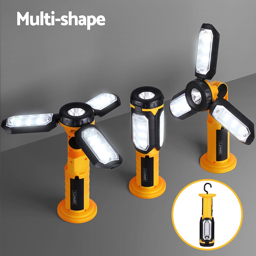 Giantz Sports & Fitness > Exercise, Gym & Fitness > Treadmills Giantz Work Light Rechargeable USB Cordless LED Lamp Hook Rotation Folding