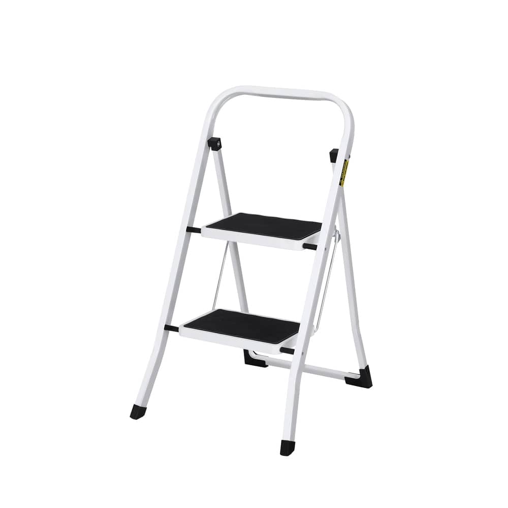 Giantz Tools > Industrial Tools > Ladders & Scaffolding Giantz 2 Step Ladder Multi-Purpose Folding Steel Light Weight Platform