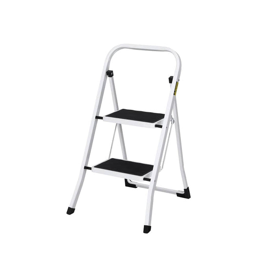 Giantz Tools > Industrial Tools > Ladders & Scaffolding Giantz 2 Step Ladder Multi-Purpose Folding Steel Light Weight Platform