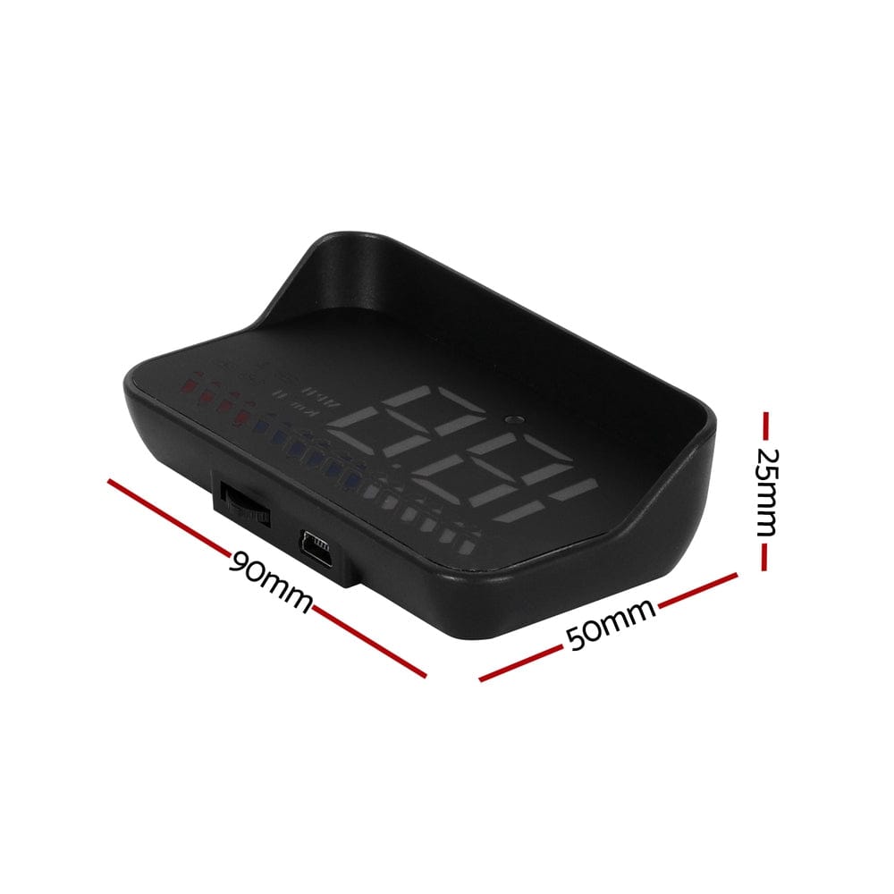 Giantz Tools > Industrial Tools > Traffic Control & Parking Tools Giantz Universal Car Digital GPS Speedometer OBDHeads Up Display Overspeed Warning Alarm