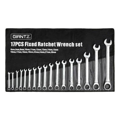 Giantz Tools > Other Tools > Hand Tools Giantz 17pcs Ratchet Spanner Set Metric 6MM-30MM