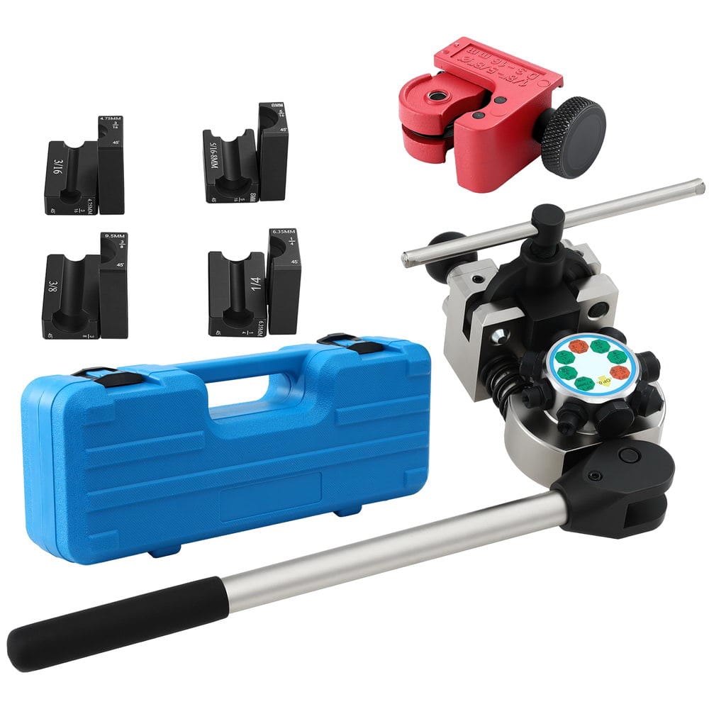 Giantz Tools > Other Tools > Hand Tools Giantz 45° Brake Line Flaring Tool Kit for 3/16"-3/8" Tubing with Cutter