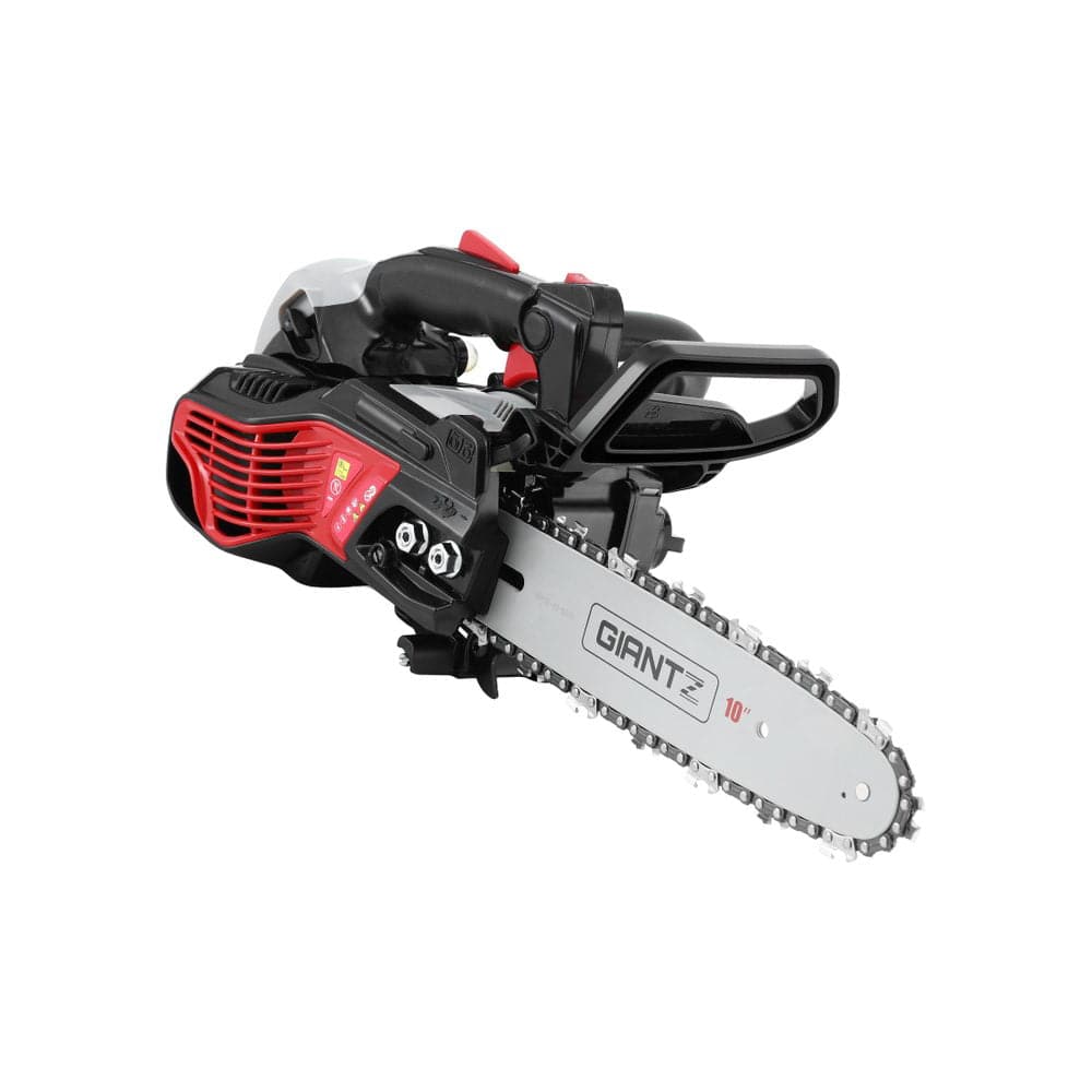 Giantz Tools > Power Tools > Chainsaws Giantz 25CC Petrol Chainsaw 10'' Bar Chain Saw Lightweight for Pruning Cutting