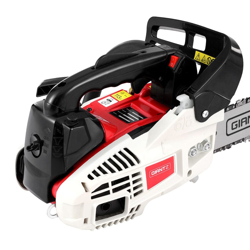 Giantz Tools > Power Tools > Chainsaws Giantz 25cc Petrol Chainsaw 10" Bar E-Start Tree Pruning Chain Saw
