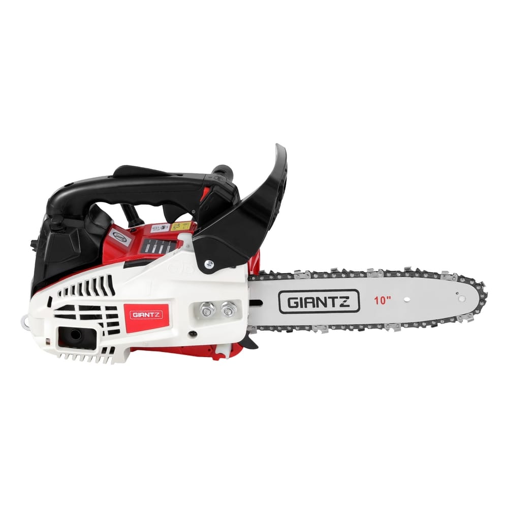 Giantz Tools > Power Tools > Chainsaws Giantz 25cc Petrol Chainsaw 10" Bar E-Start Tree Pruning Chain Saw