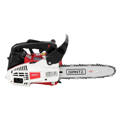 Giantz Tools > Power Tools > Chainsaws Giantz 25cc Petrol Chainsaw 10" Bar E-Start Tree Pruning Chain Saw
