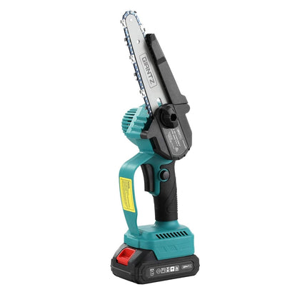 Giantz Tools > Power Tools > Chainsaws Giantz 6" Mini Cordless Electric Chainsaw Rechargeable Wood Cutter