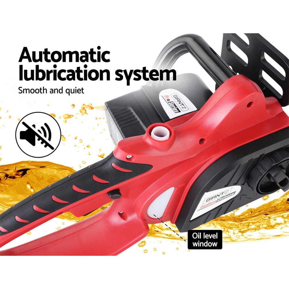 Giantz Tools > Power Tools > Chainsaws Giantz Chainsaw 10" 20V Cordless Saw Electric Battery Rechargeable,Giantz Chainsaw Electric Cordless 20V 10" Saw Wood Cutter Pruner Li-lon Battery