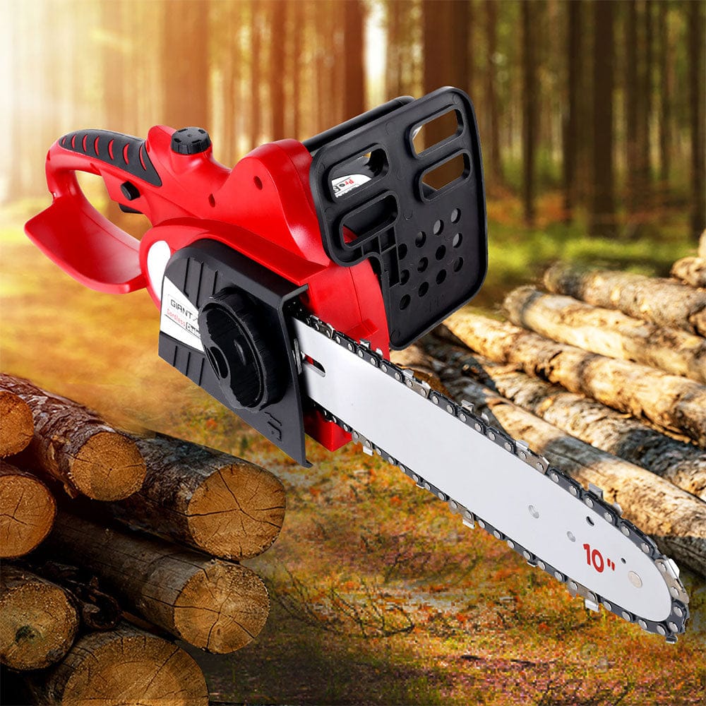 Giantz Tools > Power Tools > Chainsaws Giantz Chainsaw 10" 20V Cordless Saw Electric Battery Rechargeable,Giantz Chainsaw Electric Cordless 20V 10" Saw Wood Cutter Pruner Li-lon Battery