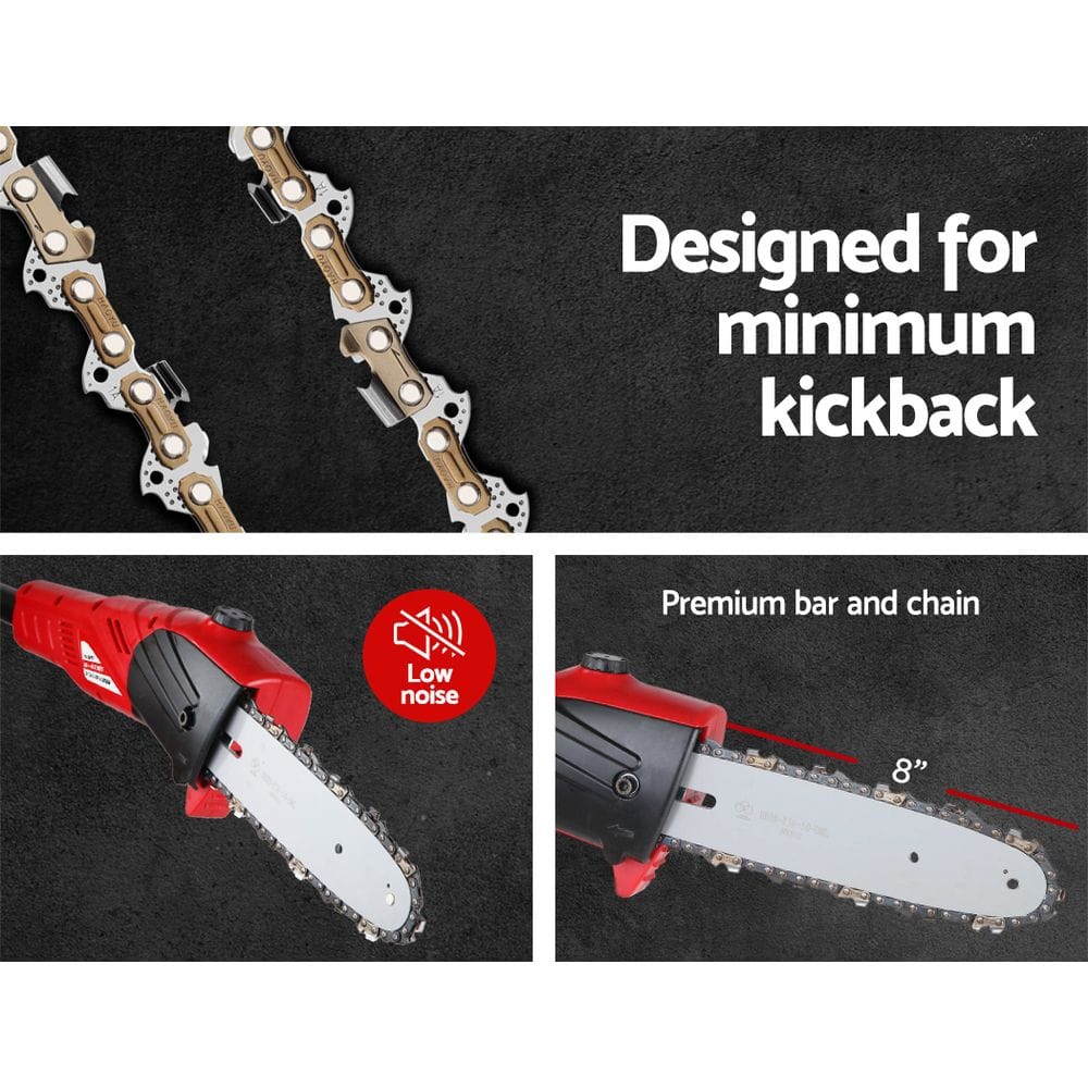 Giantz Tools > Power Tools > Chainsaws Giantz Chainsaw Cordless Pole Chain Saw 20V 8in Pruner 2.7m Long Reach Battery