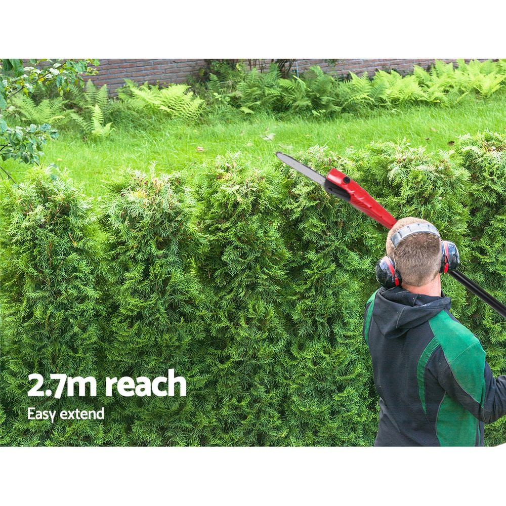 Giantz Tools > Power Tools > Chainsaws Giantz Chainsaw Cordless Pole Chain Saw 20V 8in Pruner 2.7m Long Reach Battery