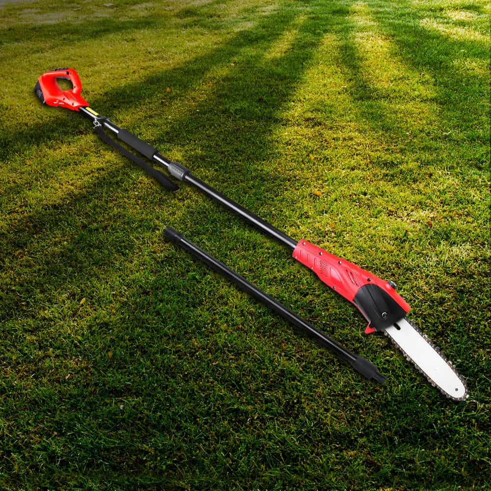 Giantz Tools > Power Tools > Chainsaws Giantz Chainsaw Cordless Pole Chain Saw 20V 8in Pruner 2.7m Long Reach Battery