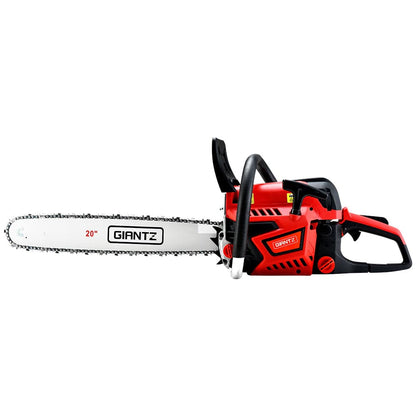 Giantz Tools > Power Tools > Chainsaws Giantz Chainsaw Petrol 52CC 20" Bar Commercial E-Start Pruning Chain Saw,Giantz Chainsaw Petrol 52CC 20" Bar Commercial E-Start Pruning Chain Saw 4.0HP